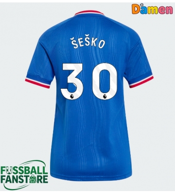 Manchester United Benjamin Sesko #30 Replik Auswärtstrikot Damen 2026-27 Kurzarm